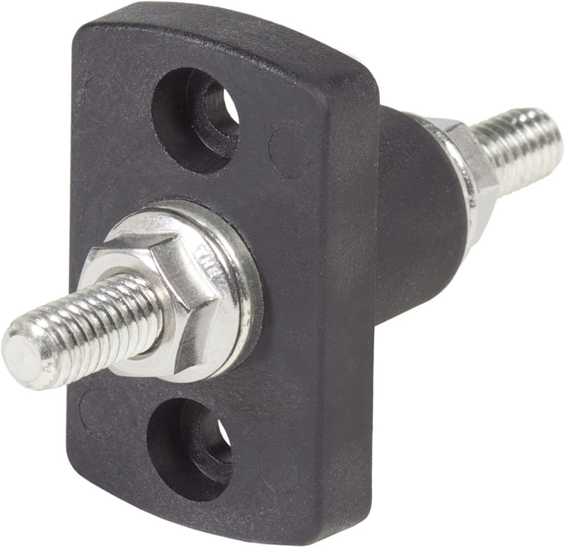 Terminal Feed Through Connector - 5/16"-18 Studs (Black)