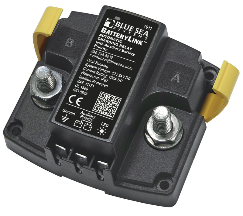 BatteryLink™ Automatic Charging Relay - 12V/24V DC 120A