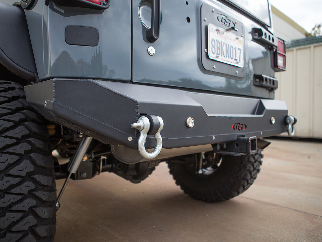 JEEP JK REAR BUMPER W/ TOW POINTS - ALUMINUM