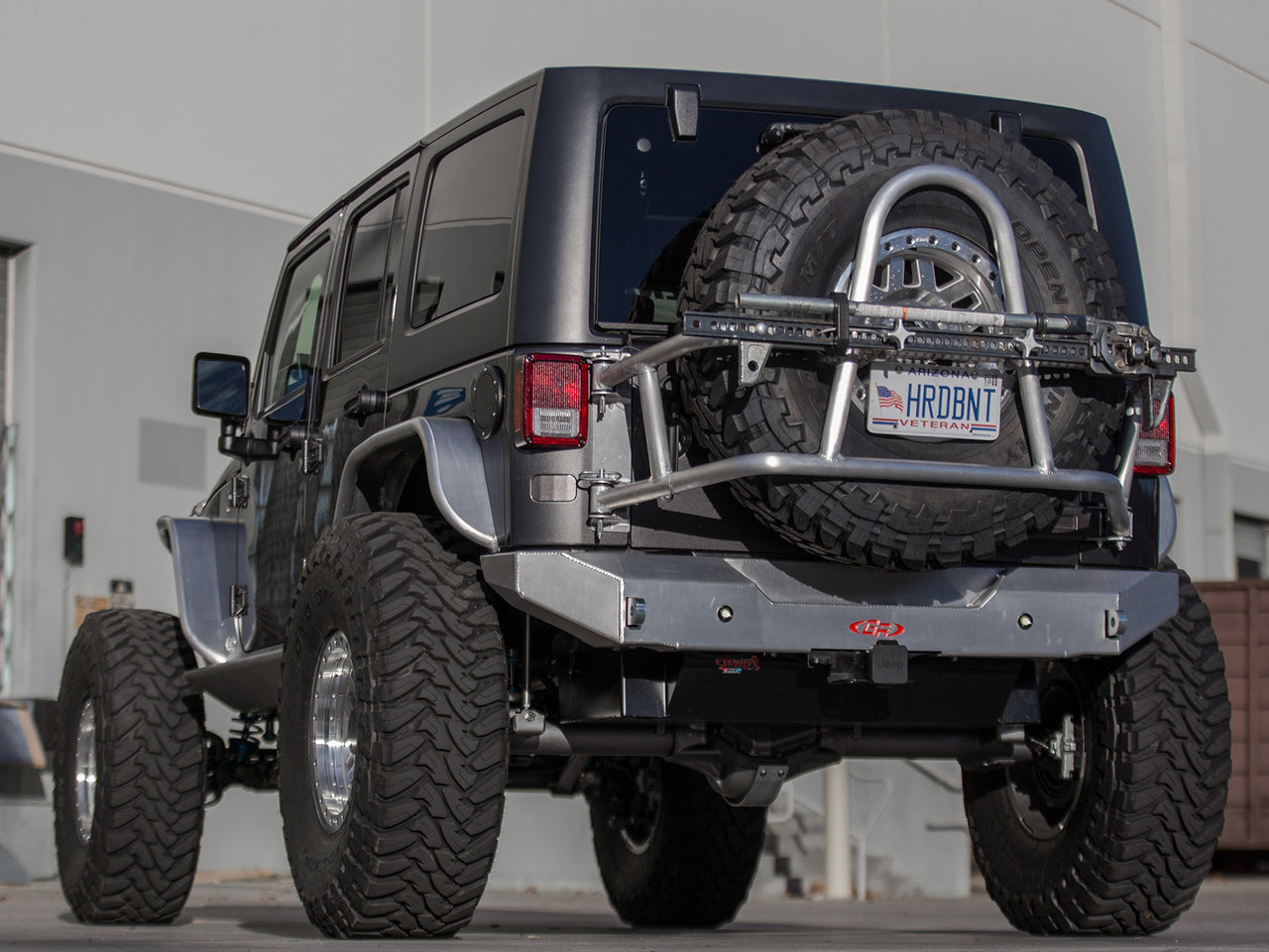 JEEP JK REAR BUMPER W/ TOW POINTS - ALUMINUM