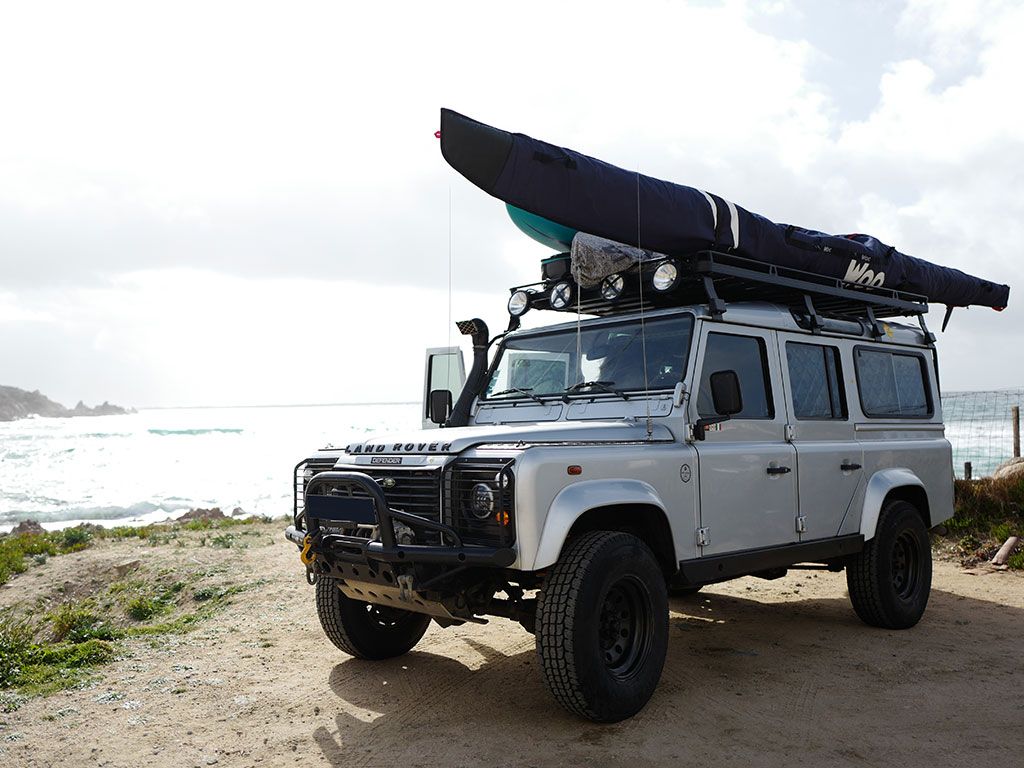 LAND ROVER DEFENDER 110 (1983-2016) SLIMLINE II ROOF RACK KIT - BY FRONT RUNNER